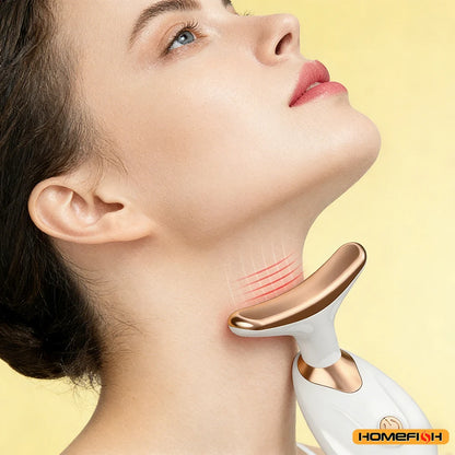 Portable Micro-current Facial Lifting Device - Electric Skin Firming Massager for Wrinkle Reduction, Jawline Contouring
