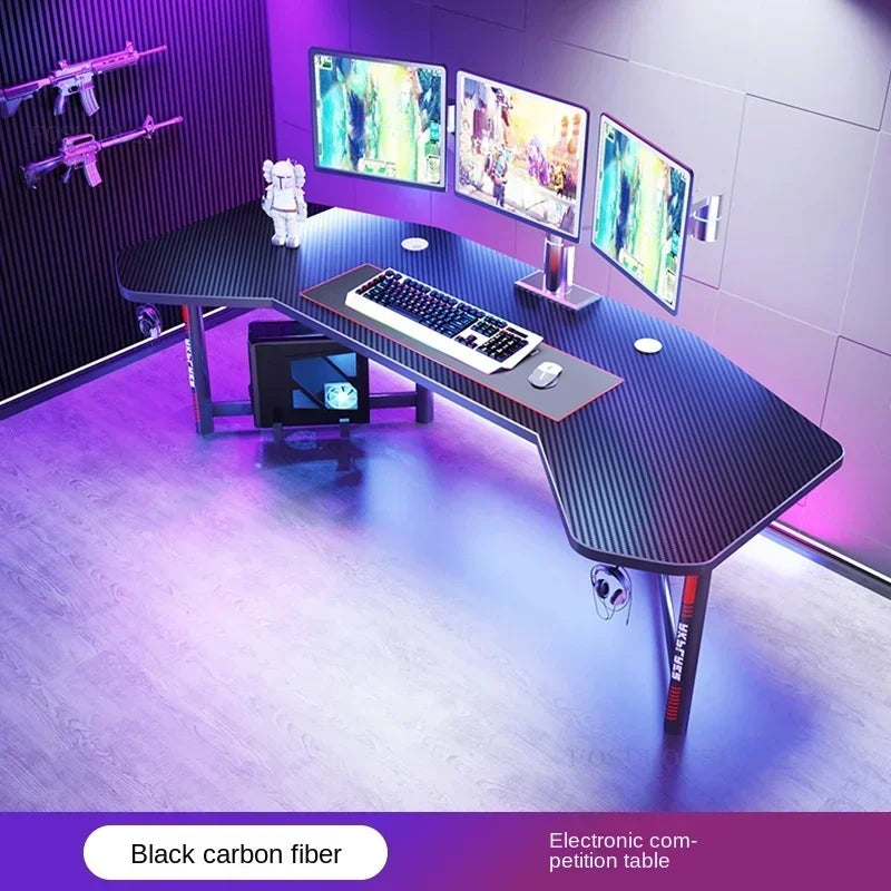 Household Desktop Computer Desks Office Furniture Simple Professional Gaming Table Multi-functional E-sports Table and Chair Set
