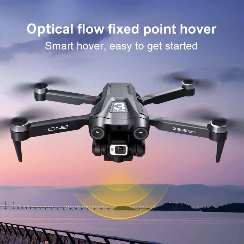 Xiaomi Z908 Pro /MAX 4K Drone Professional 8K GPS Dron Optical Flow Localization 3sided Obstacle Avoidance Quadcopter RC Toys