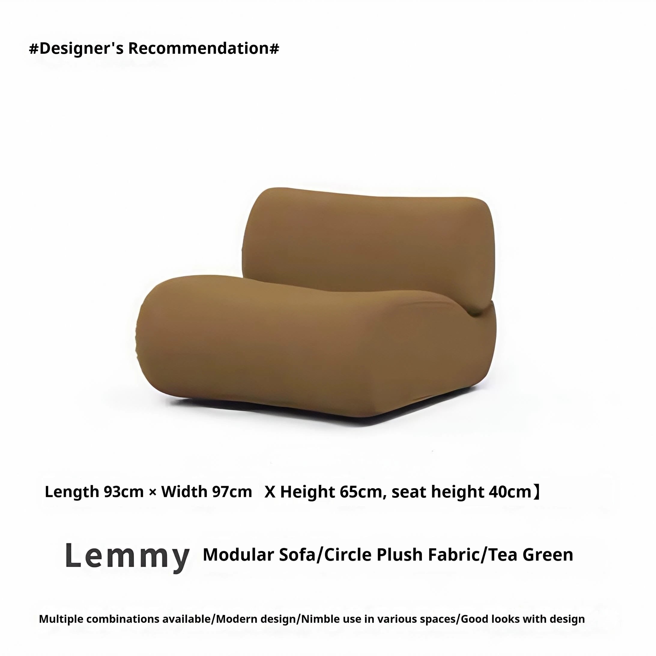 Vacuum-Compressed Modular Sofa, Wabi-Sabi Sherpa Fabric Sectional with High-Elastic Foam, Cream Mid-Century Style, Space...