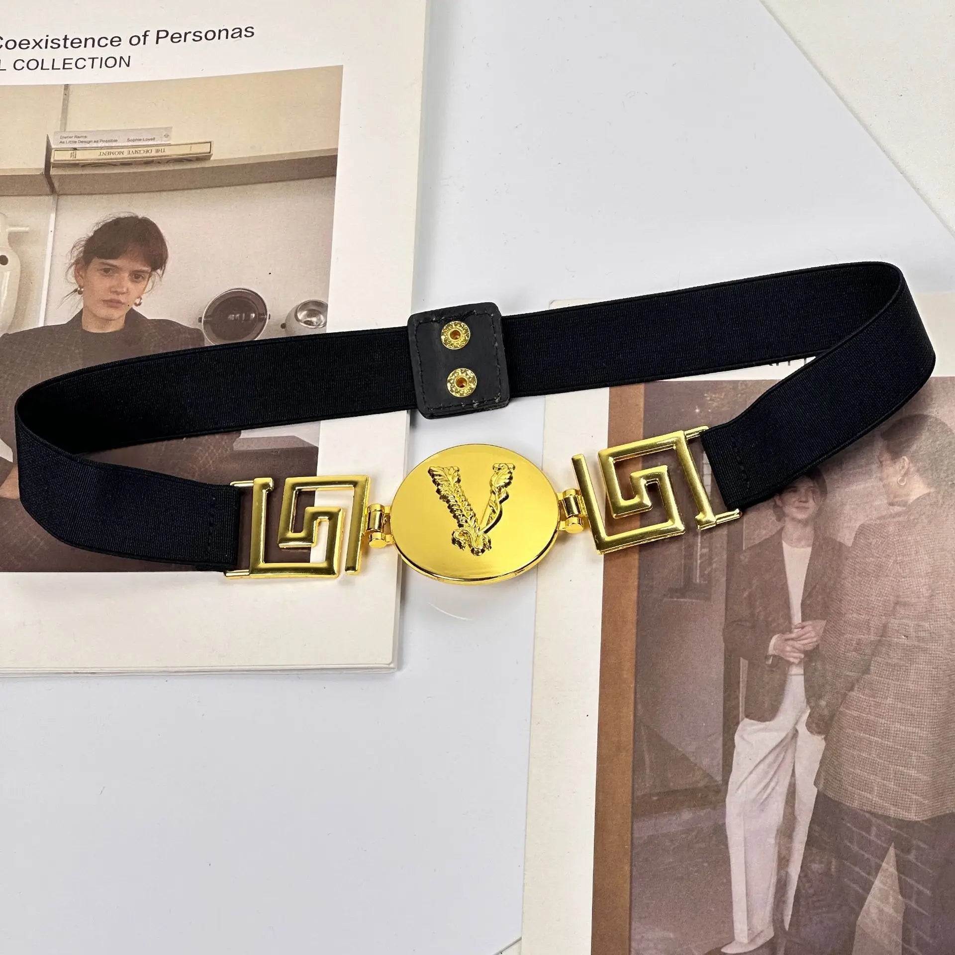 2026 New round gold color silver color alphabet belt luxury dress long waist chain  designer belt women's fashion accessories