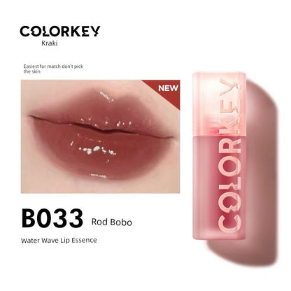 Colorkey Kelaqi Water Wave Lip Essence Lip Gloss Lip Gloss Mirror Lip Lacquer Water Light Lip Gloss Nourishing Lipstick