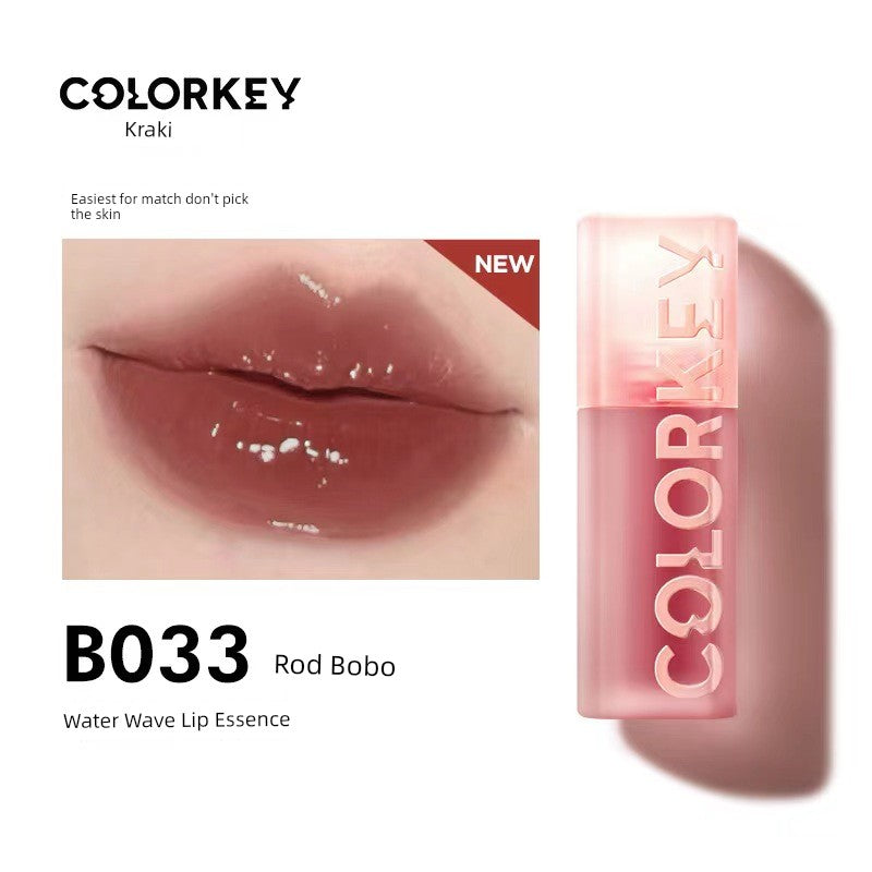 Colorkey Kelaqi Water Wave Lip Essence Lip Gloss Lip Gloss Mirror Lip Lacquer Water Light Lip Gloss Nourishing Lipstick