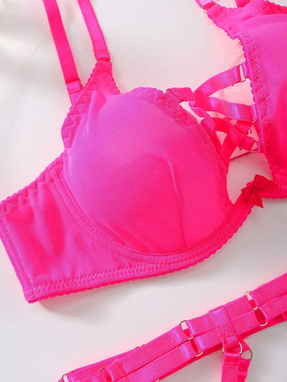 Diccvicc Lingerie Women Set Bandage Bra Fancy Garter Belt Ethical Very Thin Underwear Uncensored Erotic Outfit Intimate Clothing