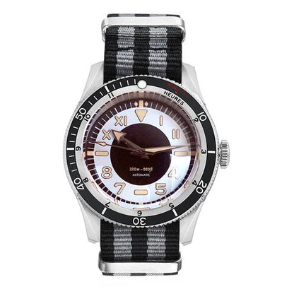 Tandorio Vintage 20ATM Dive Swim Watches Domed Sapphire Black White NH35 PT5000 40mm Automatic Mechanical Men Watch Luminous New
