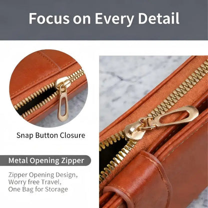 HOMEFISH Vintage Oil Wax PU Leather Clutch Wallet Large Capacity Phone Purse Ladies Wristband Simple Card Holder Pouch Bag