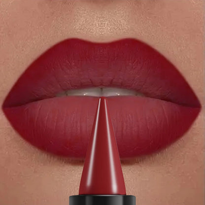 15-colors sexy red lipstick pen waterproof  matte contour tint lipstick long lasting lip glaze brown lipliner pencil lip makeup
