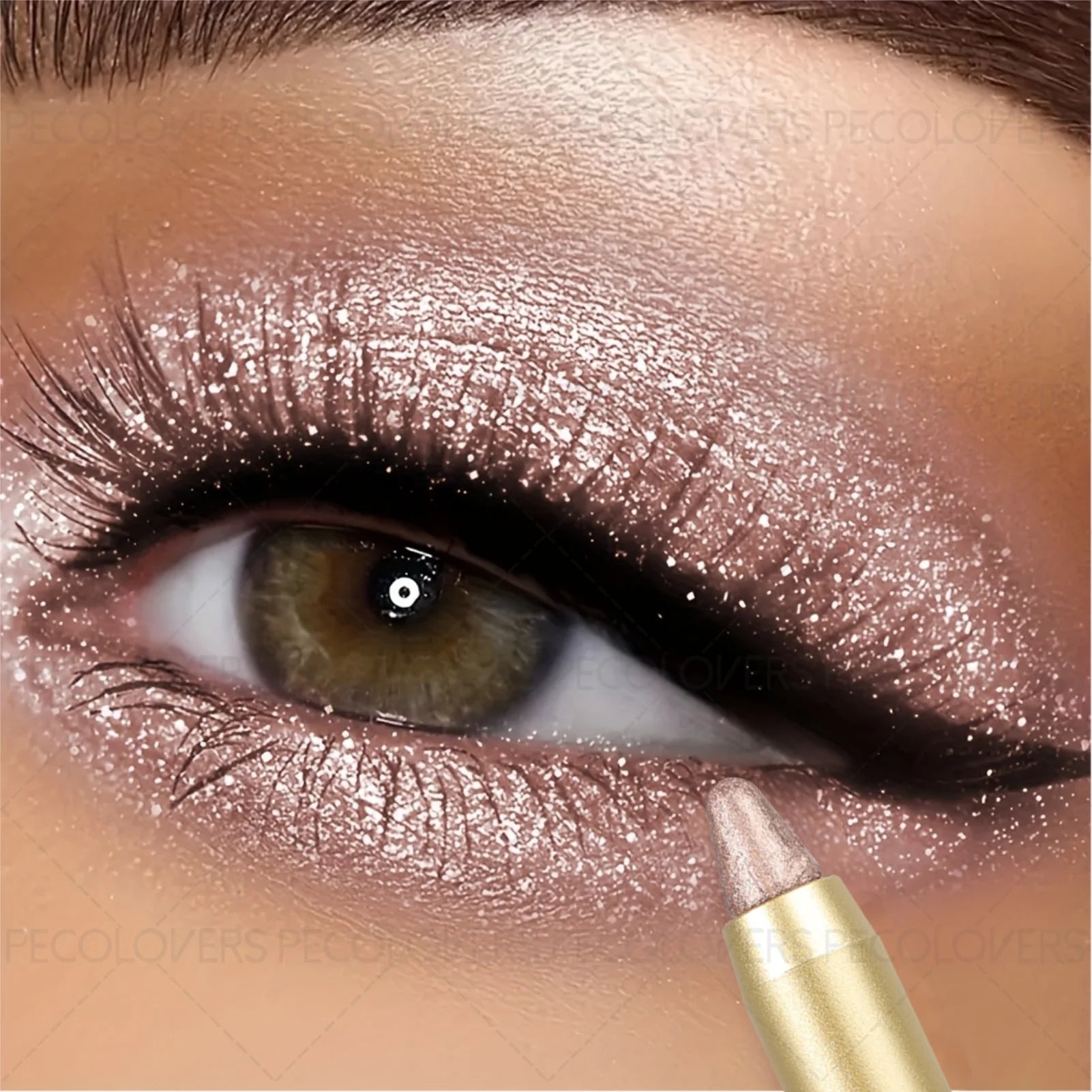 1pc High-Gloss Eyeshadow Stick - Pearly Glitter & Matte Finishes, Long-Lasting, Waterproof, Smudge-Proof, Easy Application
