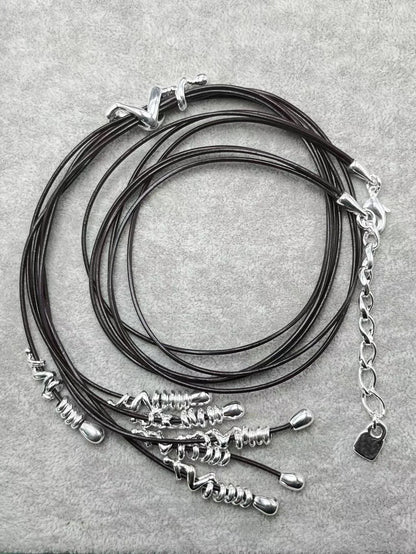 2025 Summer New Bestseller Shiny and Beautiful Blue Crystal Necklace, Women's Jewelry Gift