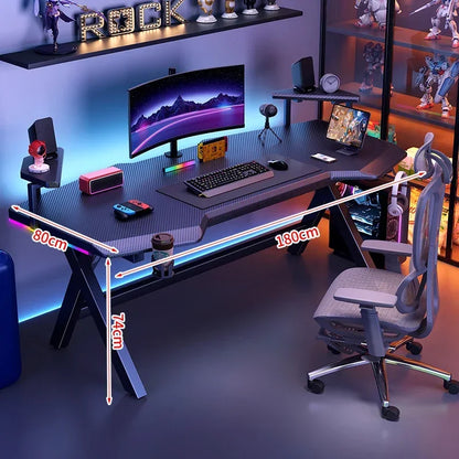 NEW  High End Console Computer Desks Organizers Setup Modern Bedroom Computer Desks Gadgets Creativity Mesas
