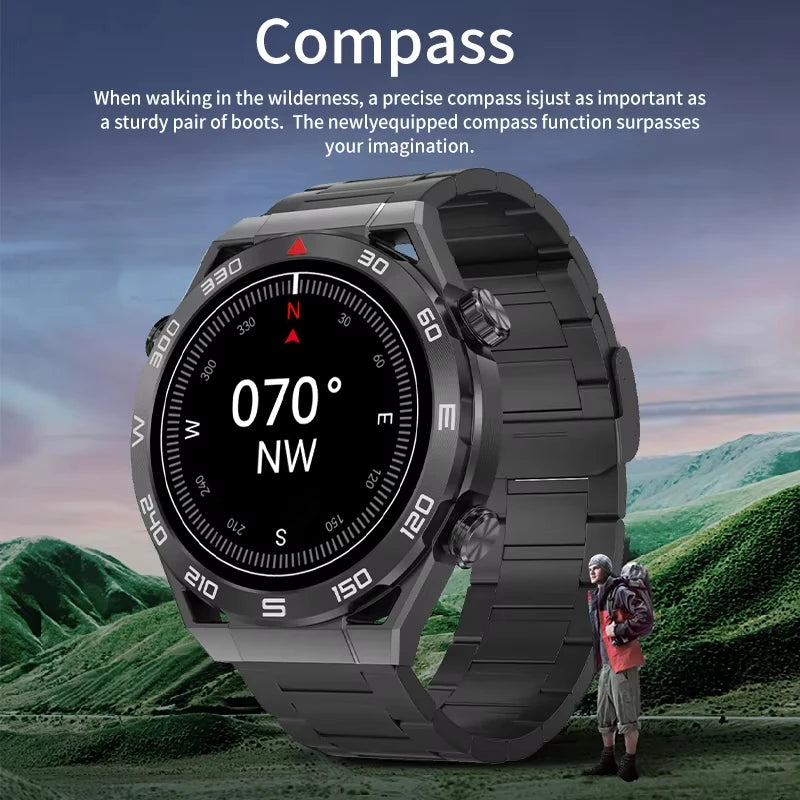 LIGE New NFC Smart Watch Men GPS Tracker Sport Fitness Men Watch For Android IOS Wireless Call ECG+PPG Health Monitor Smartwatch