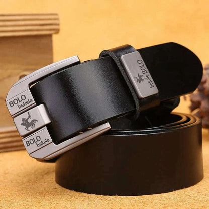 100% Real Genuine Leather Belt for Men Luxury Brand Designer High Quality Alloy Pin Buckle Belts for Jeans Business 2023 Cowskin