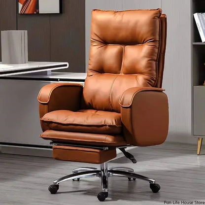 Modern Business Boss Office Chair, Bedroom Office Computer Chair, Sitting Room Comfortable Leisure Chair, Home Furniture...