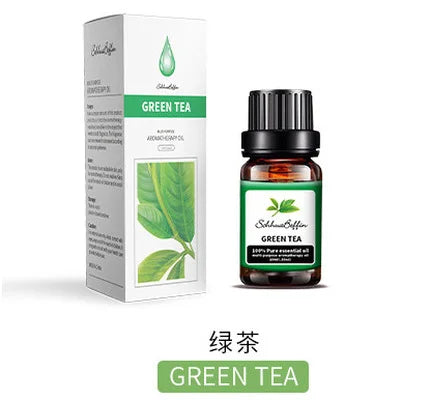 10ml Lavender Green Tea Plant Essential Oil Natural Aromatherapy Fragrance Humidifier Water Soluble Massage Essential Oil - Kimlud