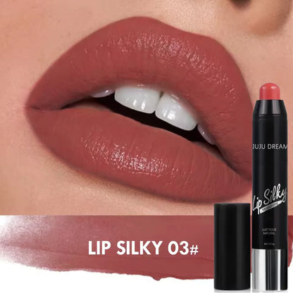 Matte 4-Color Lipstick Pen, Waterproof Long-Lasting, Easy Apply, Non-Fading, Multi-Look Lip Makeup, Unisex, Safe & Certified