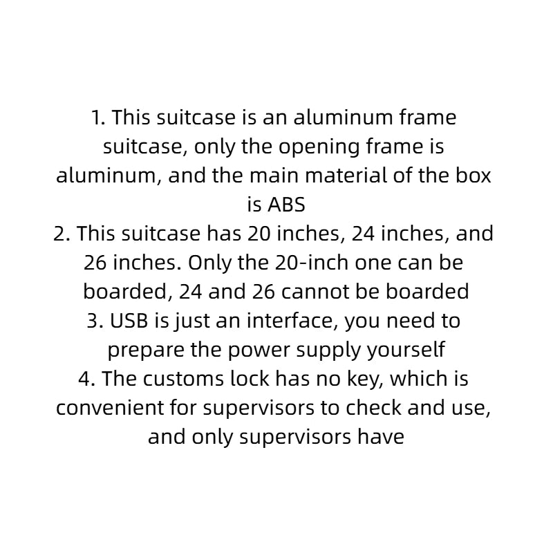 Front Opening Large Capacity Rolling Luggage Case Aluminum Frame Trolley Case USB Charging Boarding Suitcase With cup holders