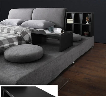 A China Manufacturer Supply Custom Full king Size Double Bed Bedroom with Storage