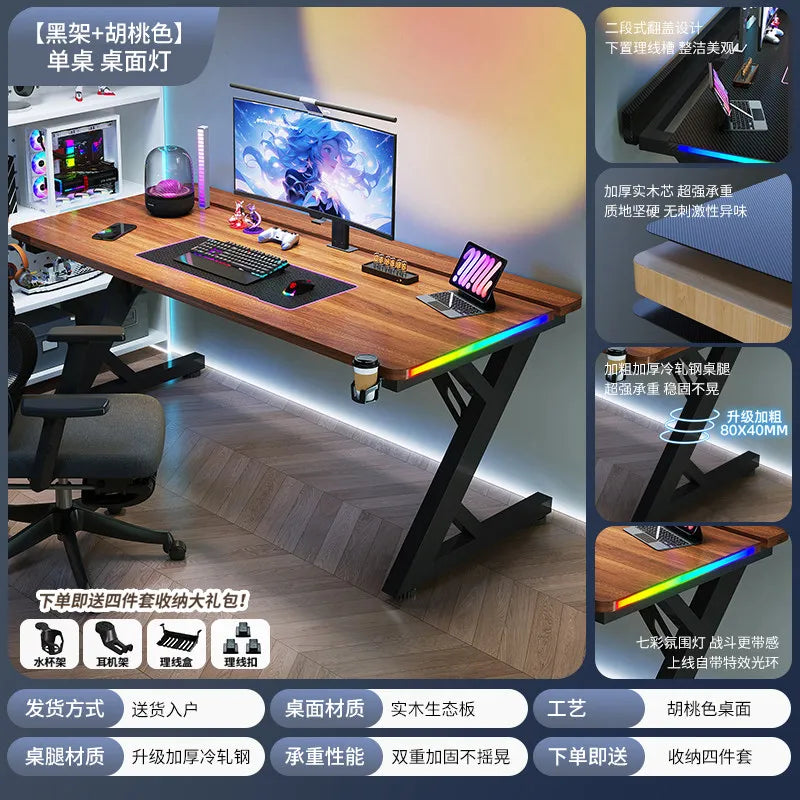 Bedroom Gaming Table Living Room Study Standing Reading Shelves Students Coffee Computer Desks Storage Bureau Home Furniture - Kimlud