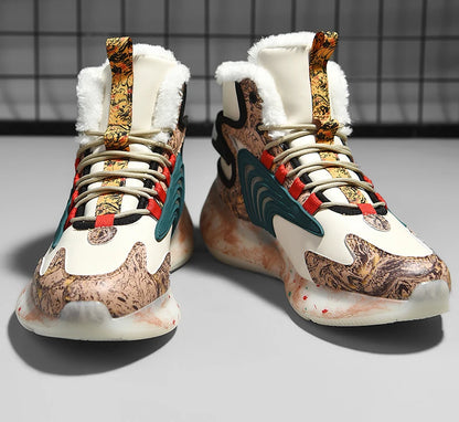 men boots 2025 New Winter Slippers Warm Men Shoes Waterproof Non-Slip Plush Sneakers Male tenis shoes Boots Men Sneakers Winter - Kimlud