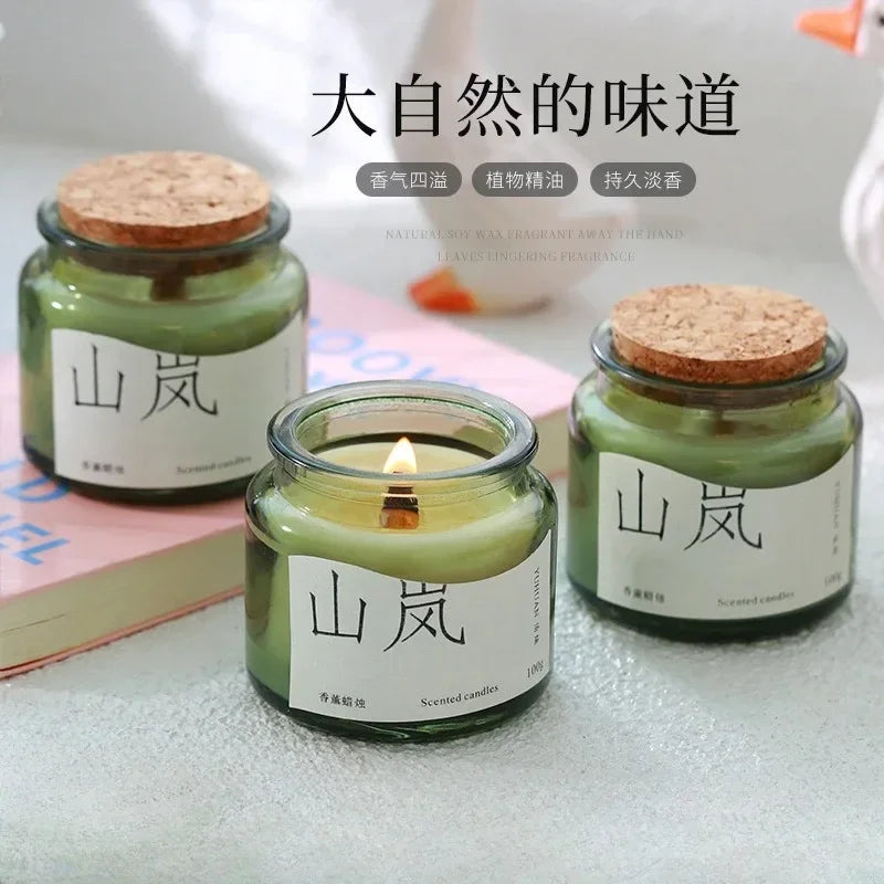 Aromatherapy Candles Indoor Bedroom Fragrance Home Long Lasting Light Fragrance Helps Sleep Purifying Air Birthday Gift