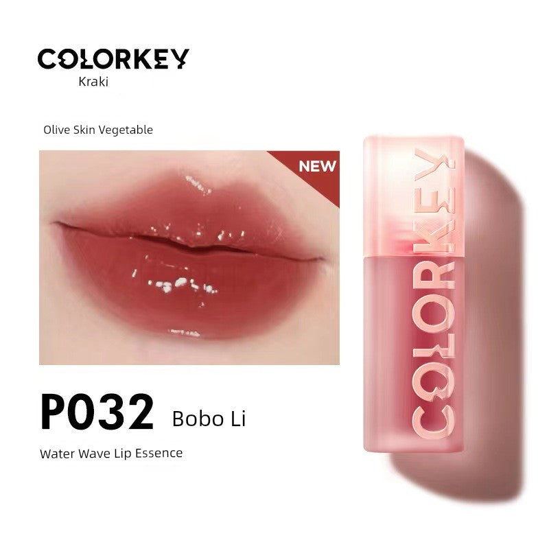 Colorkey Kelaqi Water Wave Lip Essence Lip Gloss Lip Gloss Mirror Lip Lacquer Water Light Lip Gloss Nourishing Lipstick