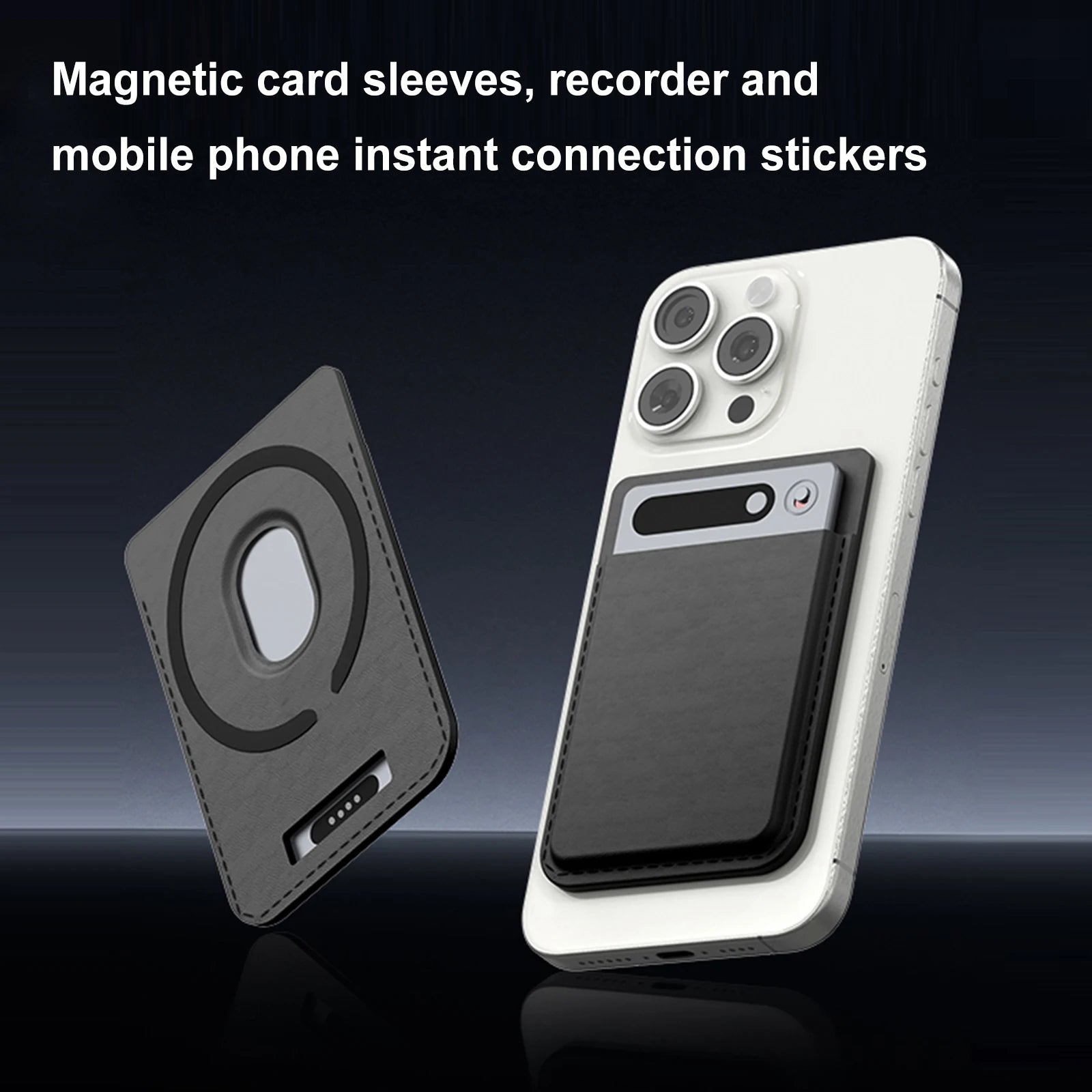 64G AI Voice Recorder Portable AI Notetaking Device with Case Transcribe & Summarize Audio Recorder Language Translation Device