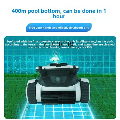 TQH swimming pool automatic sewage suction machine wireless intelligent underwater cleaning villa homestay pool underwater