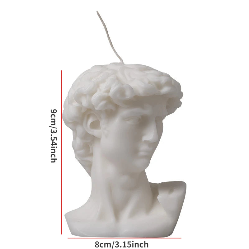 Nordic Style David Scented Candles Mordern Home Desktop Decorations Accessories Aroma Candles Birthday Gifts Luxury Candle Decor