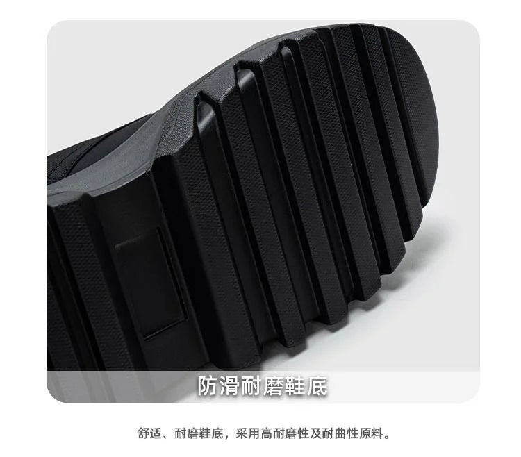 Women Ankle Booties Autumn Leather Chunky Shoes Woman High Platform Breathable Sneakers 9CM Thick Sole Wedges Motorcycles Boots