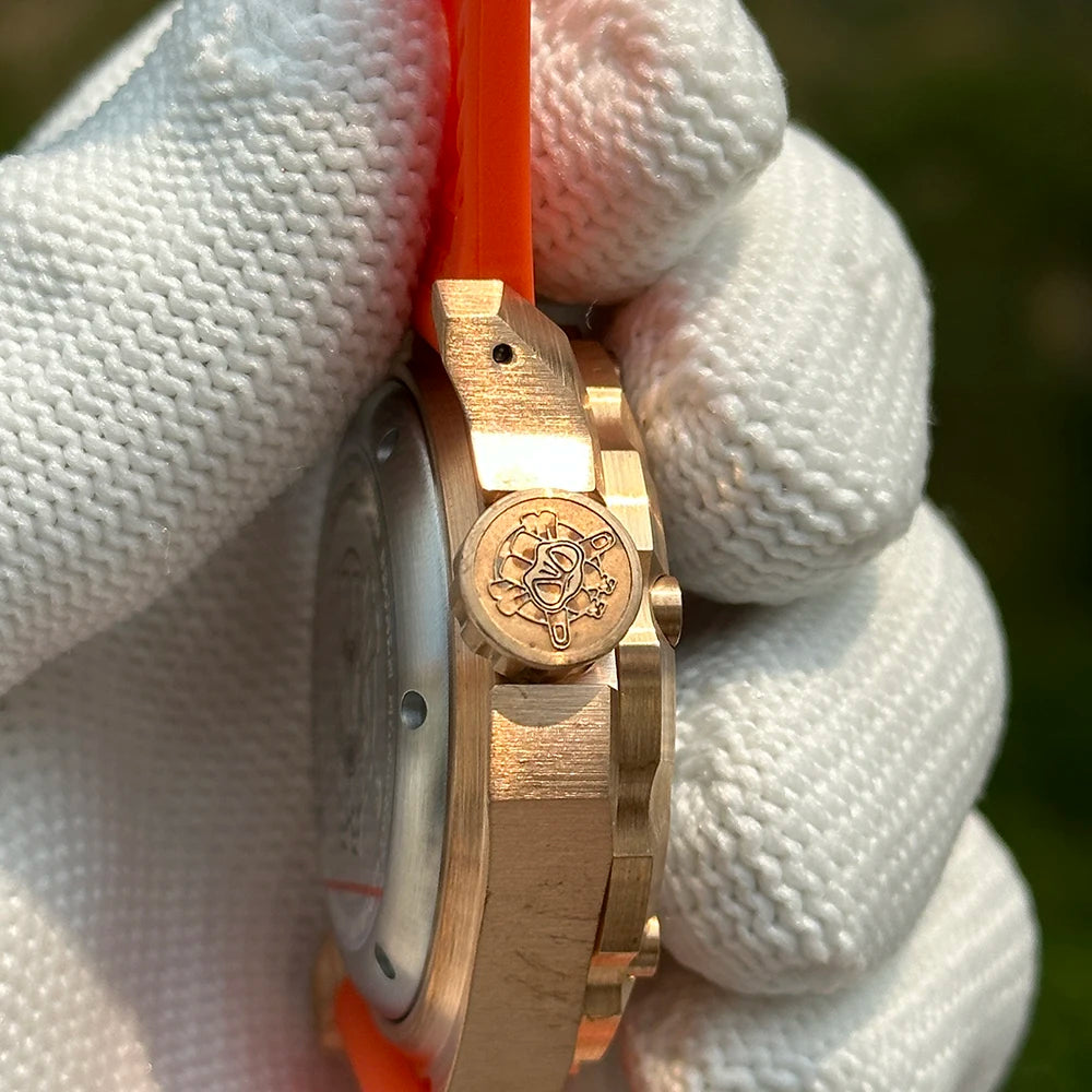 2025 New Arrival SD1942S STEELDIVE Brand 45MM Solid Bronze Case and Bezel Automatic Antique 1000m Waterproof Men Dive Watches - Kimlud