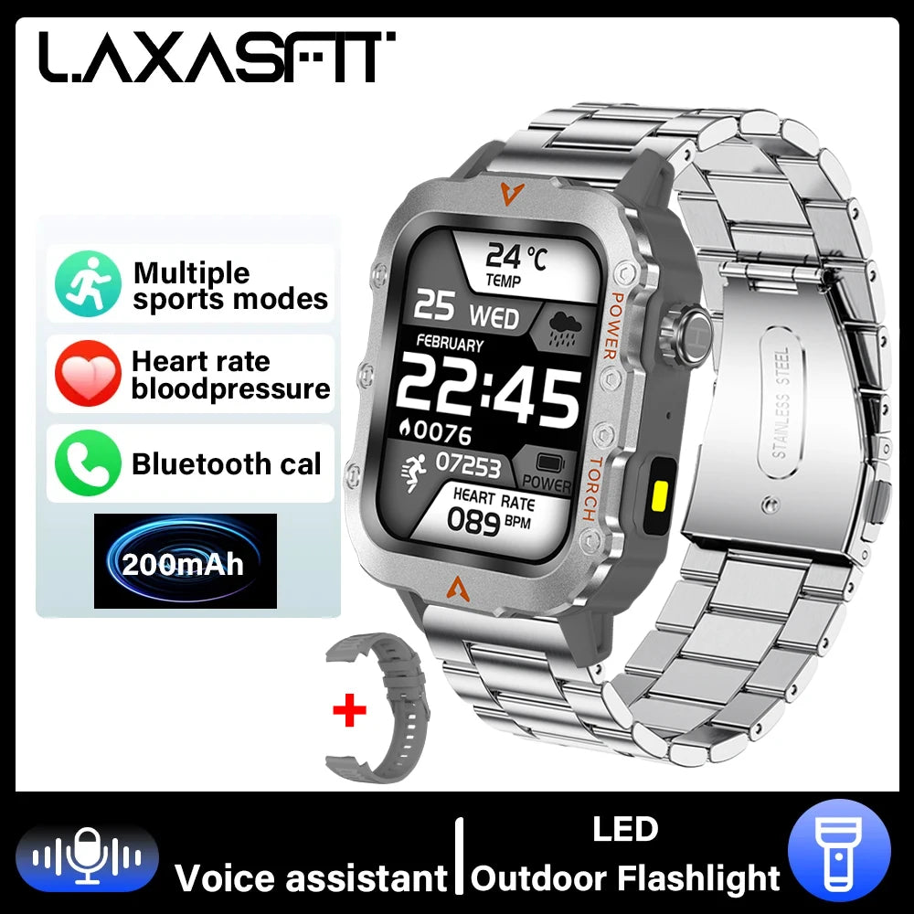 Original Men Smart Watch Bluetooth Call Fitness Clock 3ATM IP68 Swim Waterproof Sports Smartwatch for Women Xiaomi Android 2025