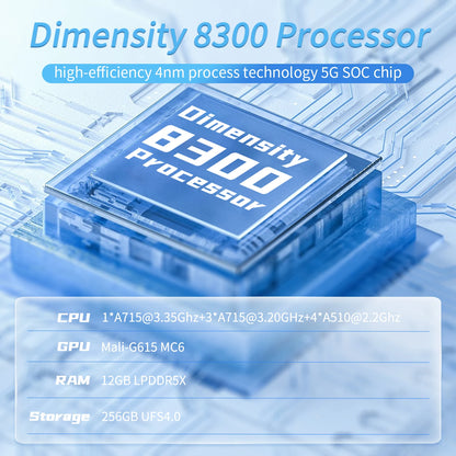 ANBERNIC RG557 Retro Handheld Game Console 5.48''AMOLED Screen Android 14 Video Game Consoles Dimensity 8300 512G PSP PS2 Gift