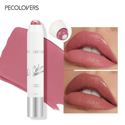 Moisturizing Gloss Lipstick Pen - Long-lasting Waterproof Color Rendering Lip Gloss, Rotating Lipstick Pen