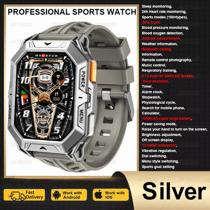 2025 New For Huawei Original Premium GPS Smart Watch Men Ultra HD Screen 1000MAH Battery BT Call 10ATM Waterproof Smart Bracelet