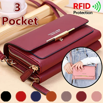 Fashionable women's wallets, shoulder bags, crossbody bags, medium to long hand-held bags, and coin purse  bags for women