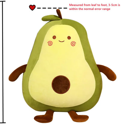 50-100CM Giant Avocado Stuffed Plush Toy Filled Doll Fruit Cushion Pillow Soft Plush Doll Toy Child Baby Girl Birthday Gift