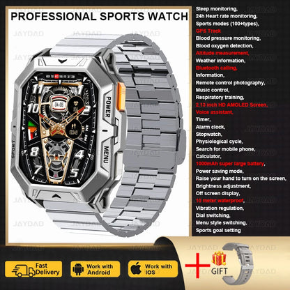 2025 New For Huawei Original Premium GPS Smart Watch Men Ultra HD Screen 1000MAH Battery BT Call 10ATM Waterproof Smart Bracelet