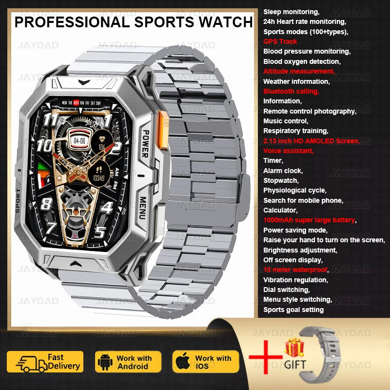 2025 New For Huawei Original Premium GPS Smart Watch Men Ultra HD Screen 1000MAH Battery BT Call 10ATM Waterproof Smart Bracelet