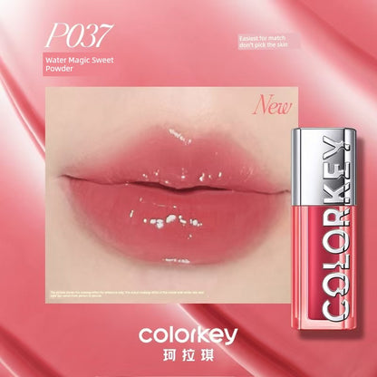 Colorkey Kelaqi Water Wave Lip Essence Lip Gloss Lip Gloss Mirror Lip Lacquer Water Light Lip Gloss Nourishing Lipstick