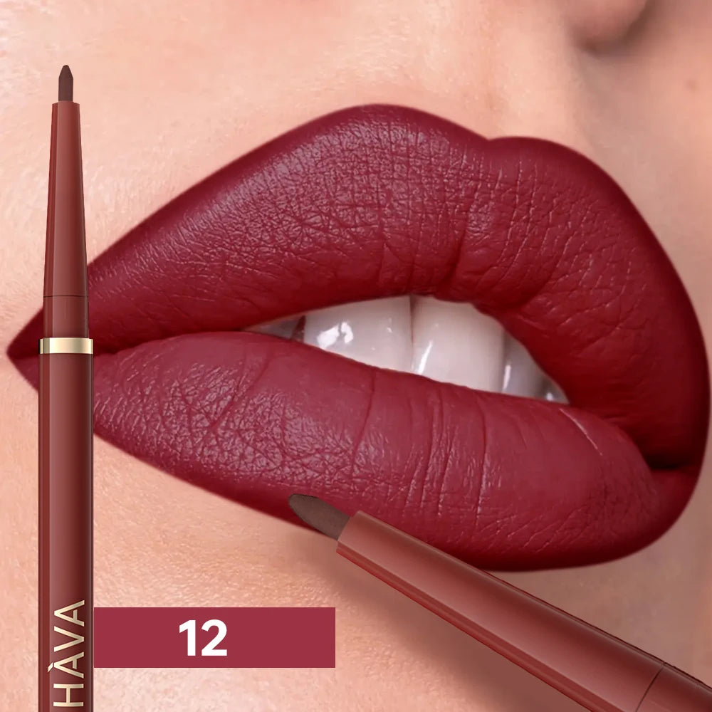 1pc Matte Lip Liner, Waterproof, Easy to Use, Beauty, Three-dimensional Lips, Long-lasting, Women'S Gift