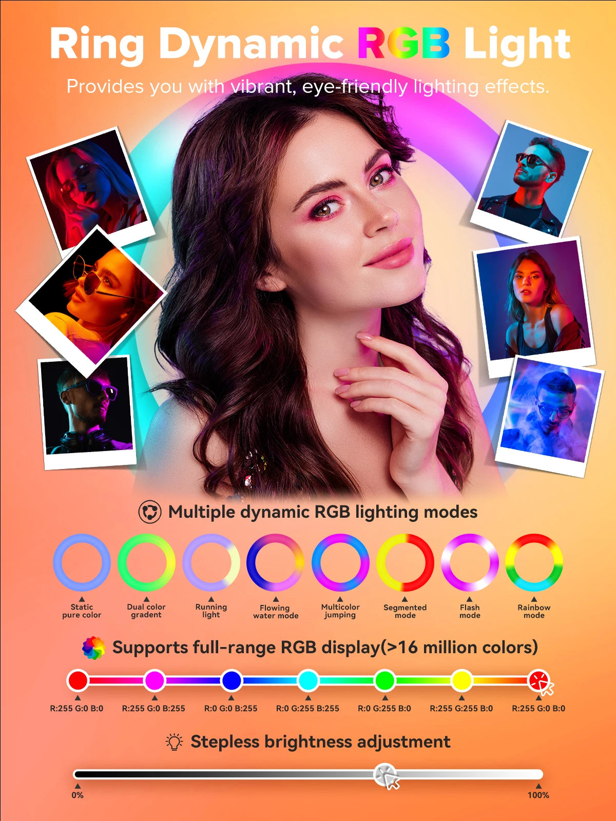 Ipad Photo Booth Machine for Parties Events with RGB Ring Light Portable Photobooth Machines APP Control Photo Booth Machine