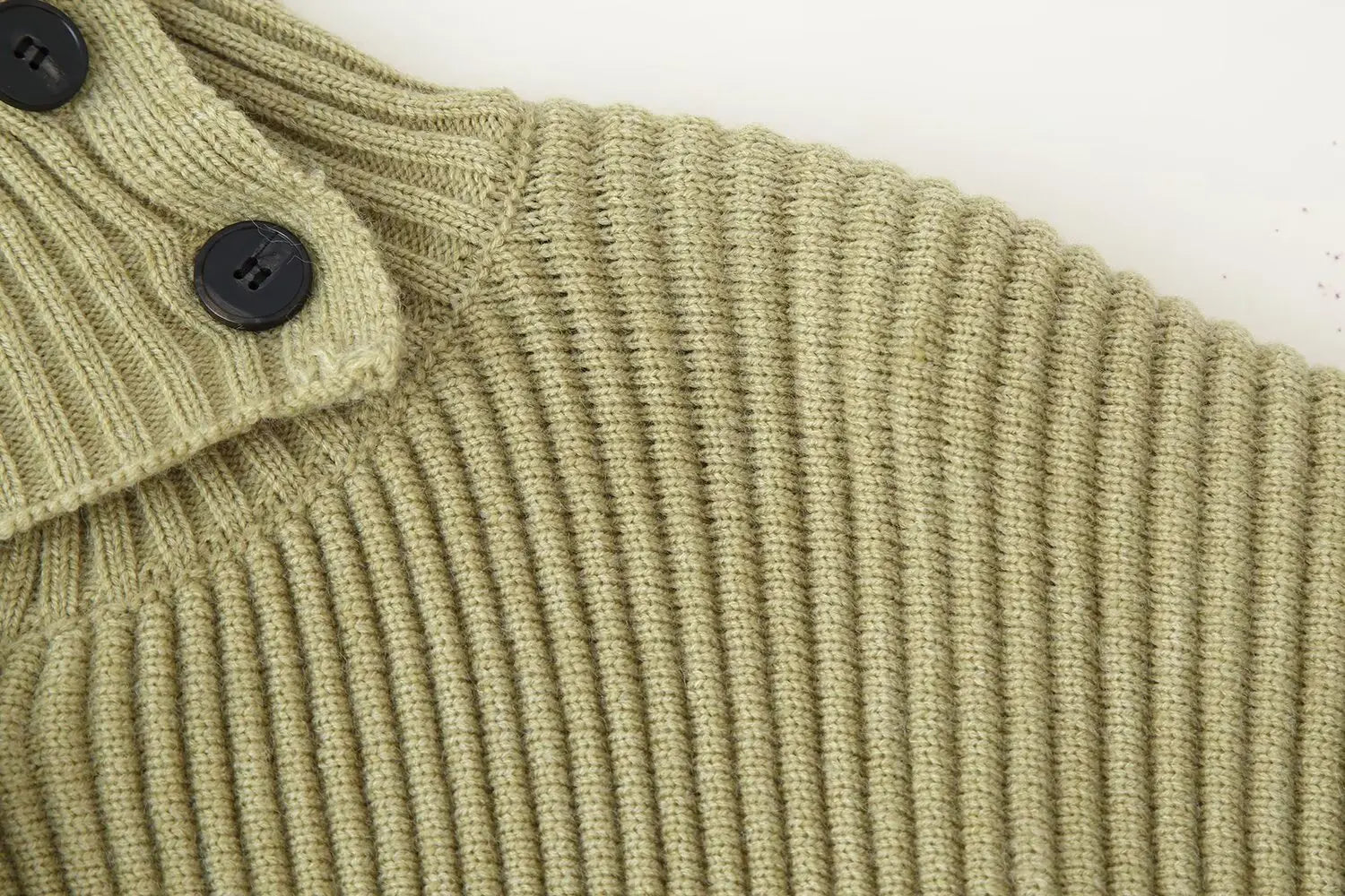 TFMLN Women's Knitted Cardigan Solid Stand-Up Collar Epaulet Single Breasted Female Sweater Coat Loose Fit Casual Knitwear