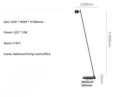 Hot Selling Wind Living Room Sofa Next To The Floor Light Modern Simple Sense Can Rotate The Hand Sensing Bedroom Floor Lamp - Kimlud