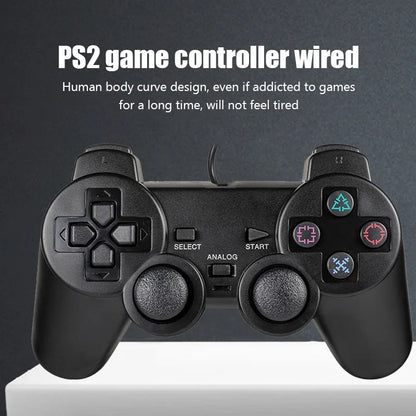 Wired gamepad Joypad for PS2 Controller P2 dualshock Game Pad joystick for PS 2/P 2 console