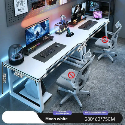 Modern Double Computer Desks Home Desktop E-sports Gaming Table Bedroom Simple Desk Student Study Tables Office Furniture N