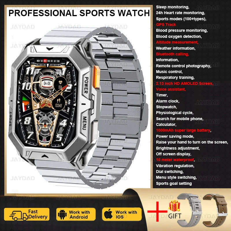 2025 New For Huawei Original Premium GPS Smart Watch Men Ultra HD Screen 1000MAH Battery BT Call 10ATM Waterproof Smart Bracelet