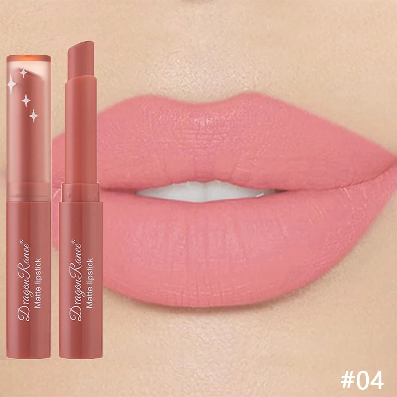 Nude Matte Lipstick Waterproof Nude Pink Lip Sticks Not Fading Sexy Red Velvet Lipsticks for Women Make Up Lasting Lip...