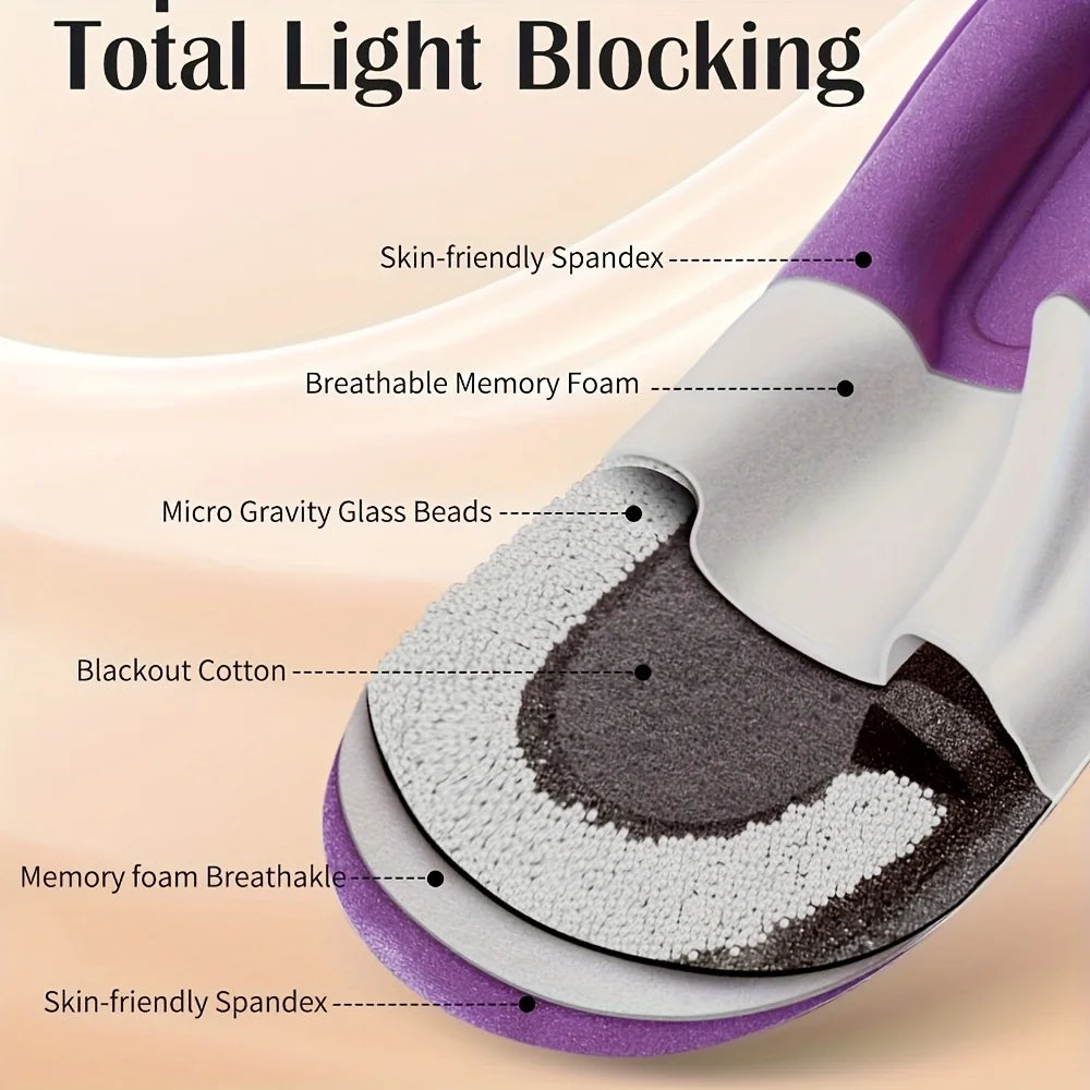 High-quality 3D three-dimensional eye mask for men and women, simple light-blocking eye mask nose pad sleep suitable for office