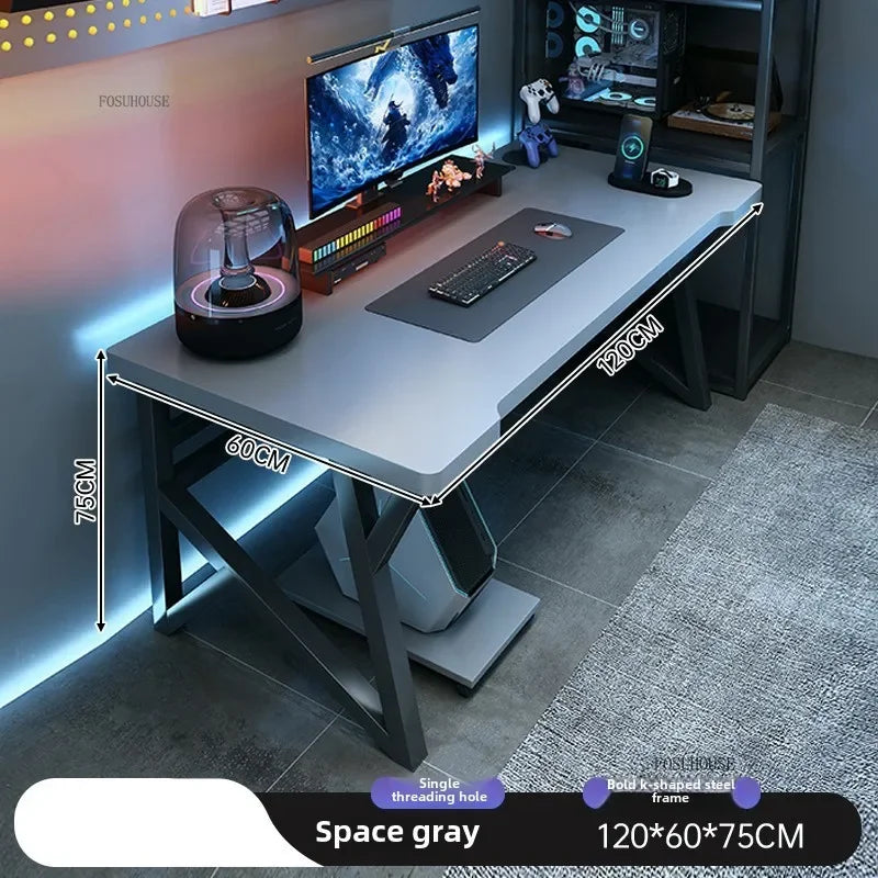 Modern Double Computer Desks Home Desktop E-sports Gaming Table Bedroom Simple Desk Student Study Tables Office Furniture N