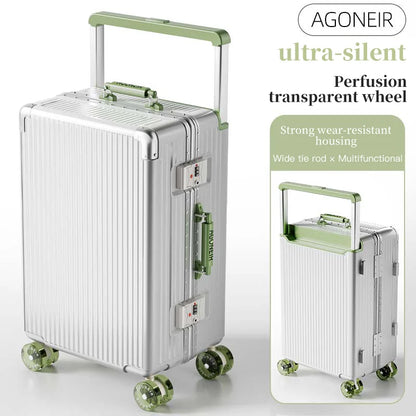 Wide pull rod high-quality luggage. It has a high appearance level and is a new style in 2024. It is suitable for both girls and